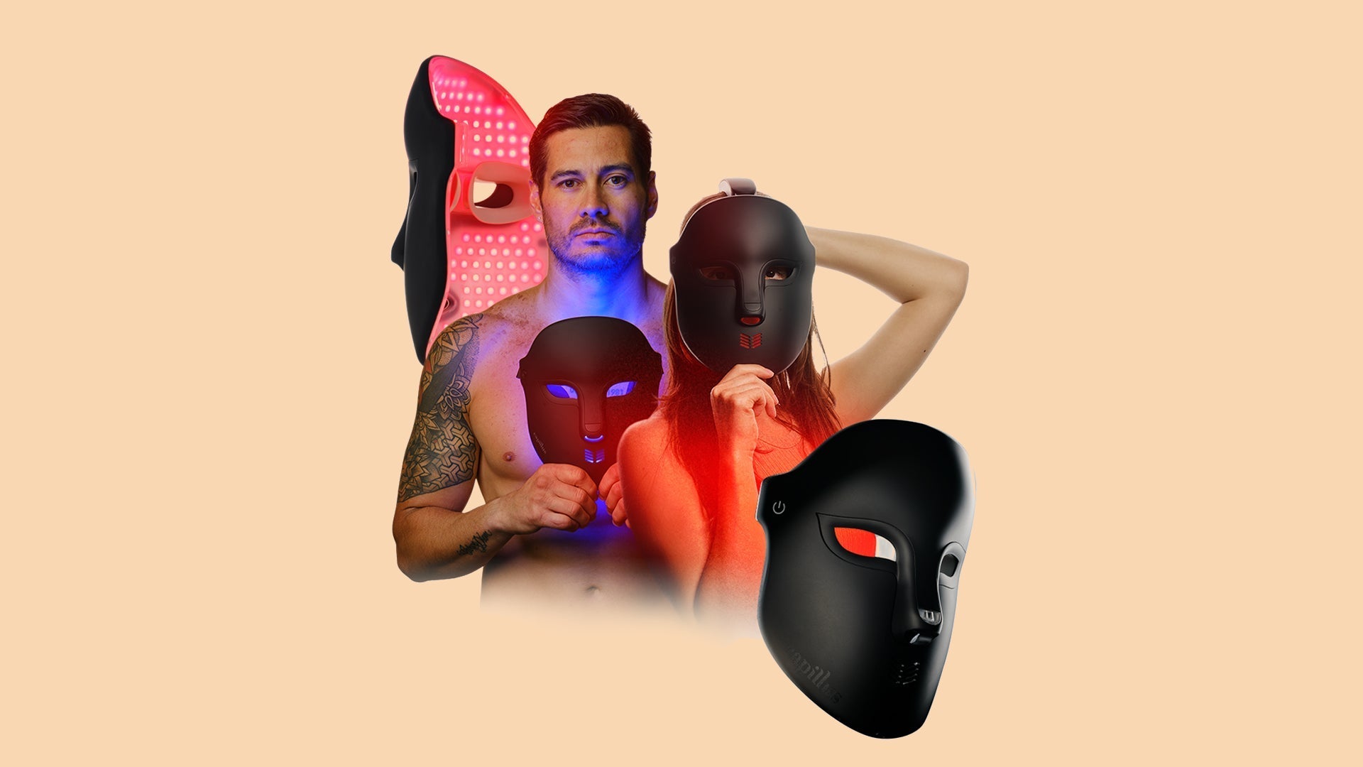 Capillus Face Mask | FDA-Cleared Red & Infrared Light Therapy for Skin ...